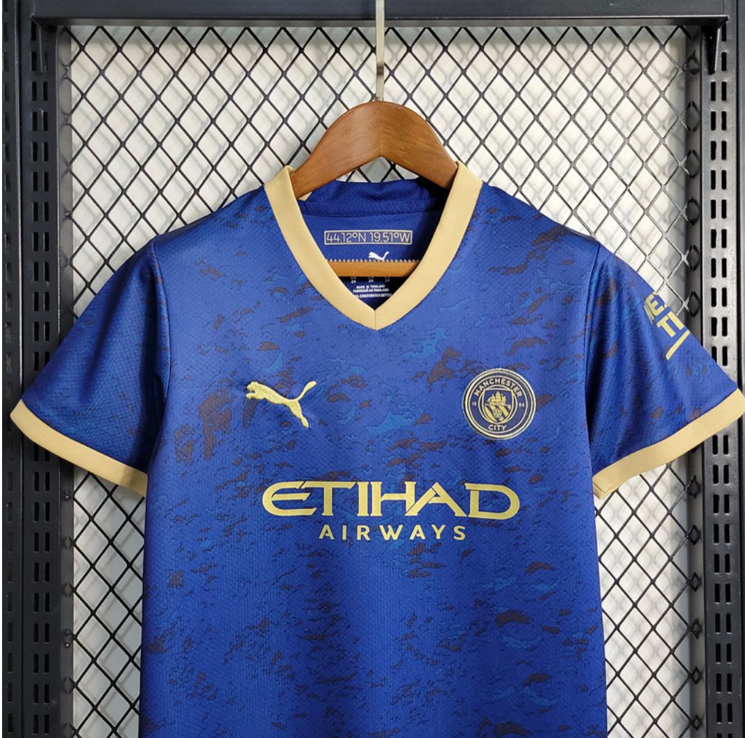 Kids Kit - Manchester City Edição Especial 23/24 - Ano Novo Chinês