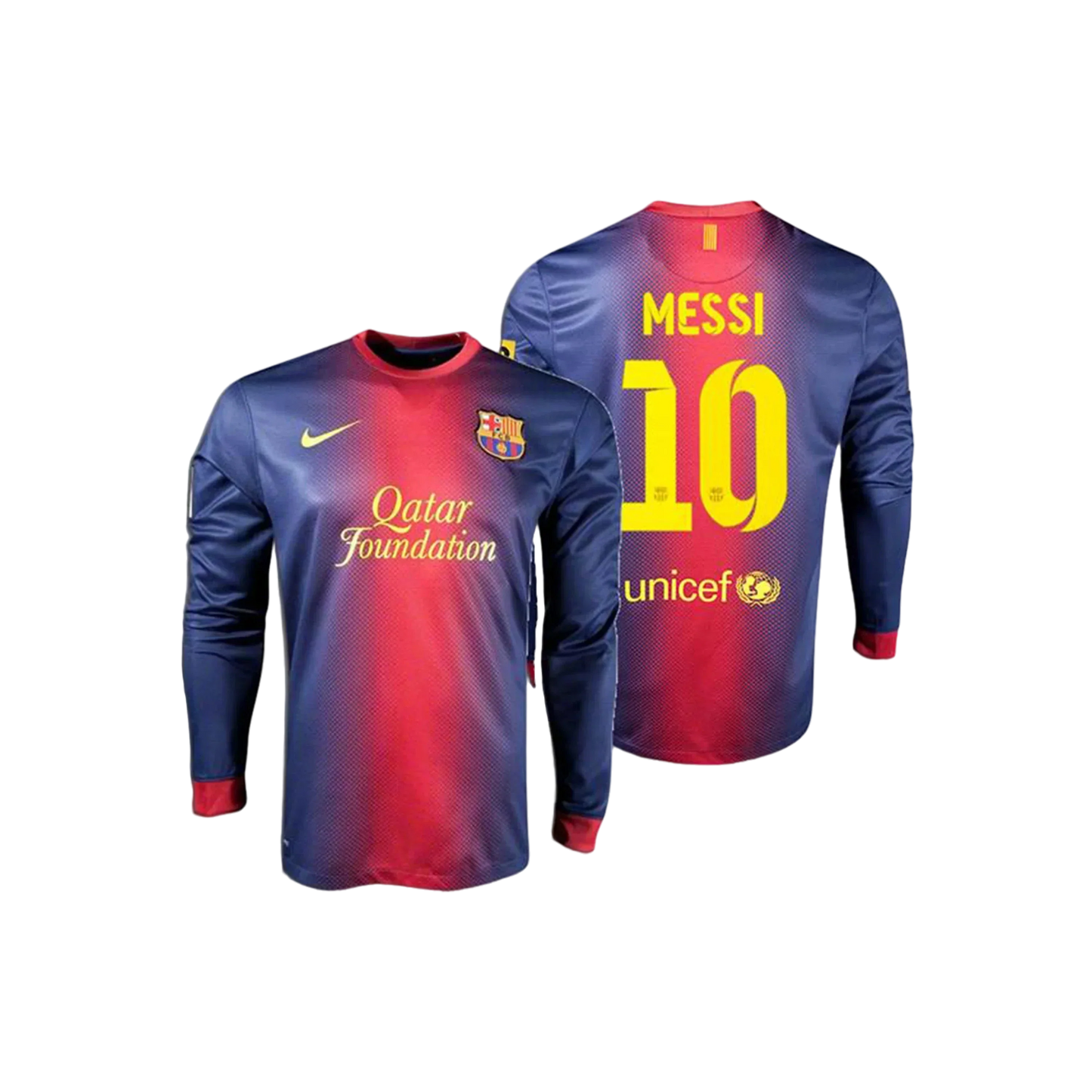 Barcelona Main 12/13 - Messi Sleeve 10-fada