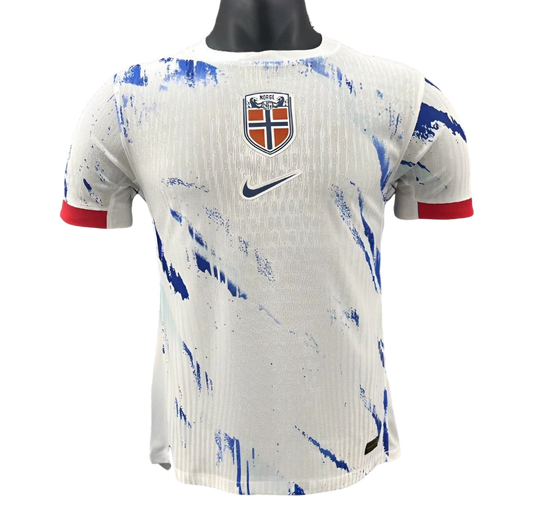 Versión del jugador 2024 Noruega Away Jersey