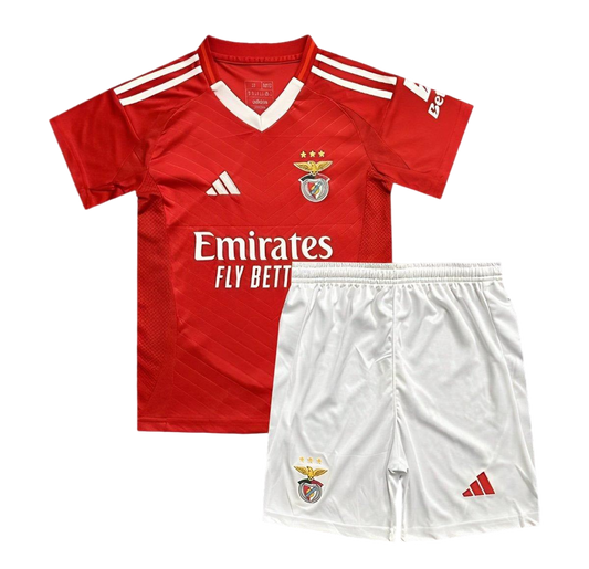 24/25 Kids Kit Benfica Home Jersey