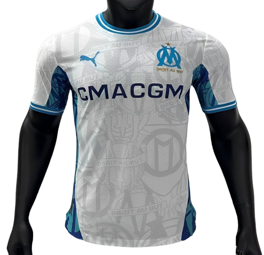 Versione giocatore 24/25 Olympic Marseille Home Jersey