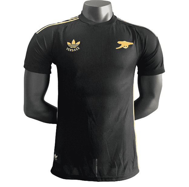 Spieler Version 24/25 Arsenal x Versace Schwarz Spezial trikot