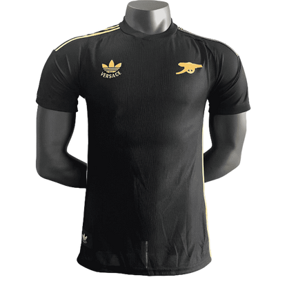 Versione giocatore 24/25 Arsenal x Versace maglia speciale nera