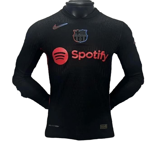 Player Version 24/25 Barcelona Away Long Sleeve Jersey