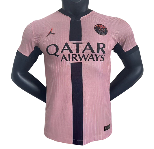 Spelerversie 24/25 PSG Derde Roze Jersey