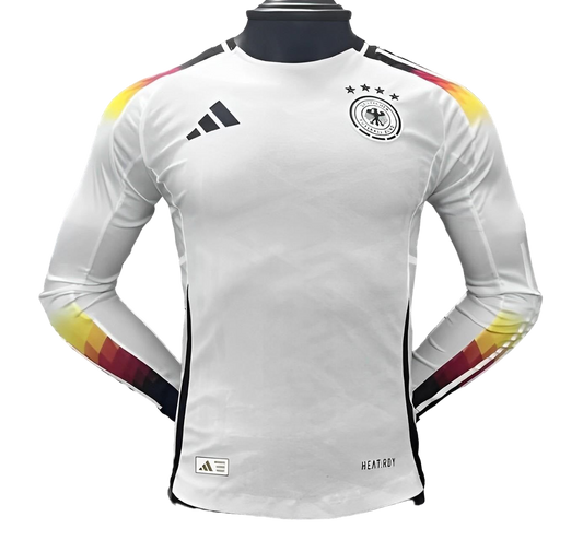 Player Version 2024 Germany Home Long Sleeve Jersey