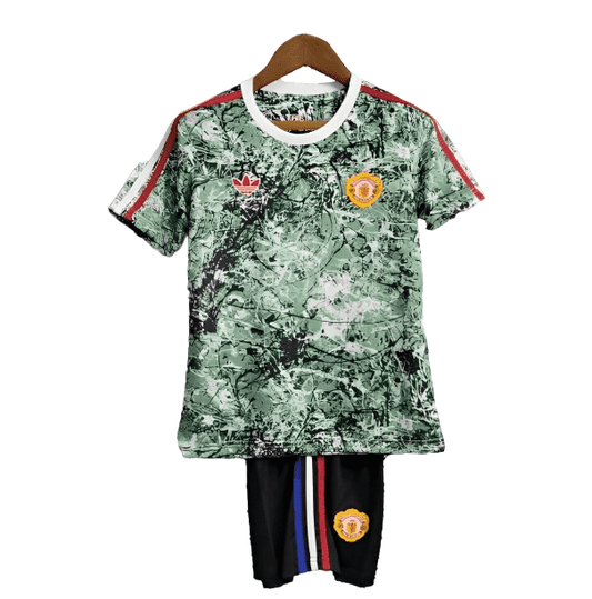 24/25 kids kit manchester united f.c x stone roses ikon mez