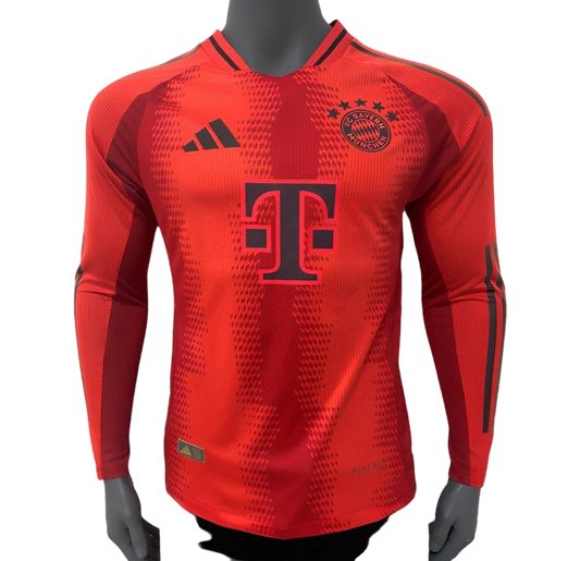 Player Version 24/25 Bayern Munich Home Long Sleeve Jersey