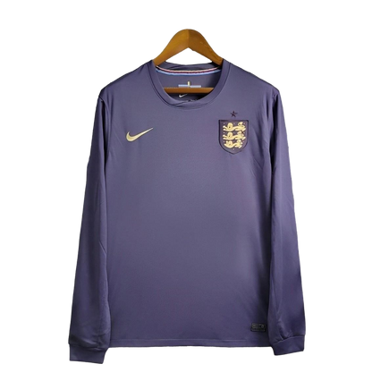 2024 England Away Navy Langarm Jersey