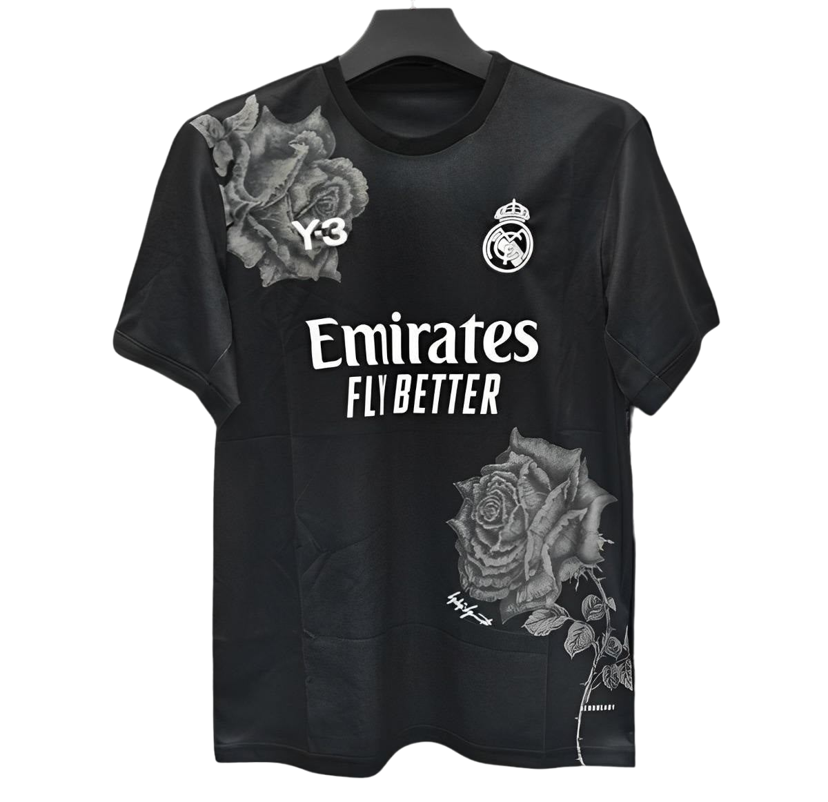 24/25 Real Madrid x Yamamoto Black JerseyName