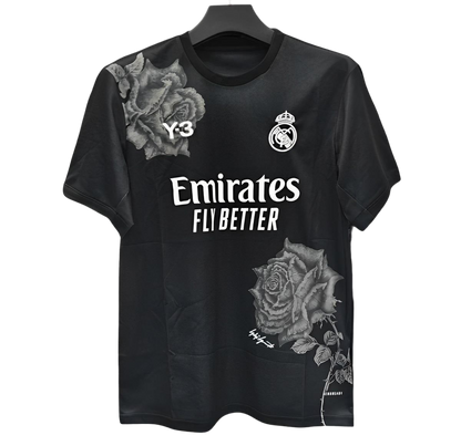 24/25 Real Madrid x Yamamoto Schwarzes Trikot