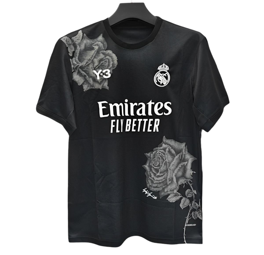 24/25 Real Madrid x Yamamoto Black JerseyName