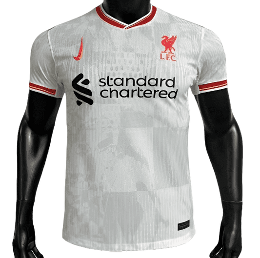 Versión del jugador 24/25 Liverpool Third White Jersey