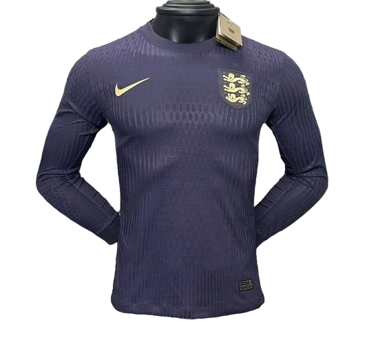 Player Version 2024 England Away Long Sleeve Jersey