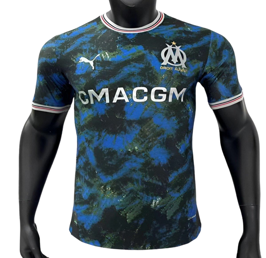 Player Version 24/25 Olympic Marseille Away Blue Jersey