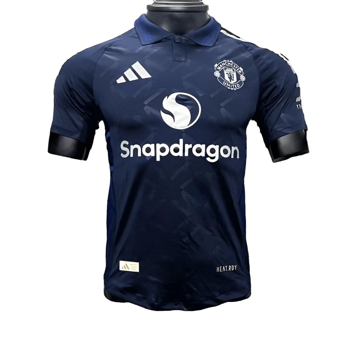 Versión del jugador 24/25 Manchester United Away Navy Jersey