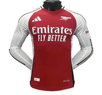 Spelerversie 24/25 Arsenal Home Jersey met lange mouwen