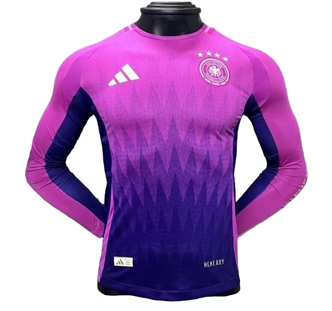 Playera de manga larga Alemania Away versión del jugador 2024