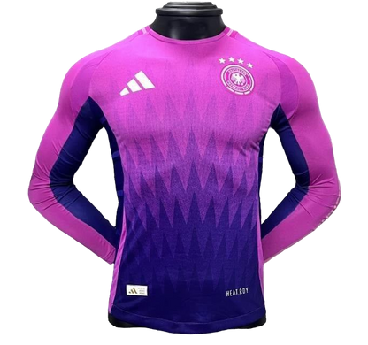 Playera de manga larga Alemania Away versión del jugador 2024