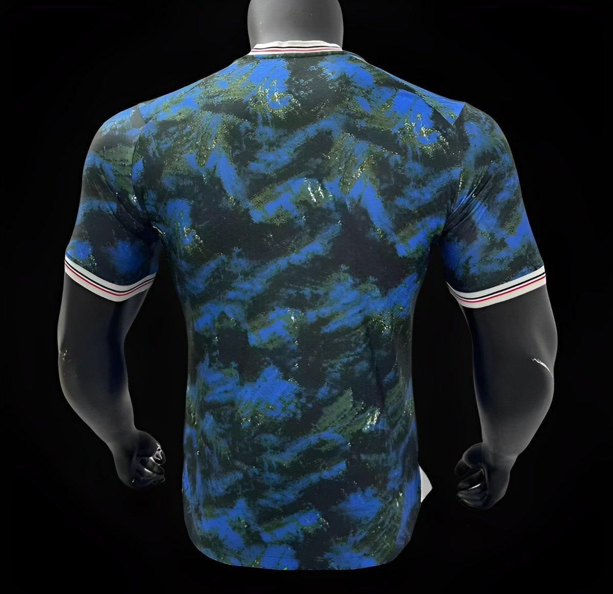 Versione giocatore 24/25 Olympic Marsiglia maglia blu da trasferta