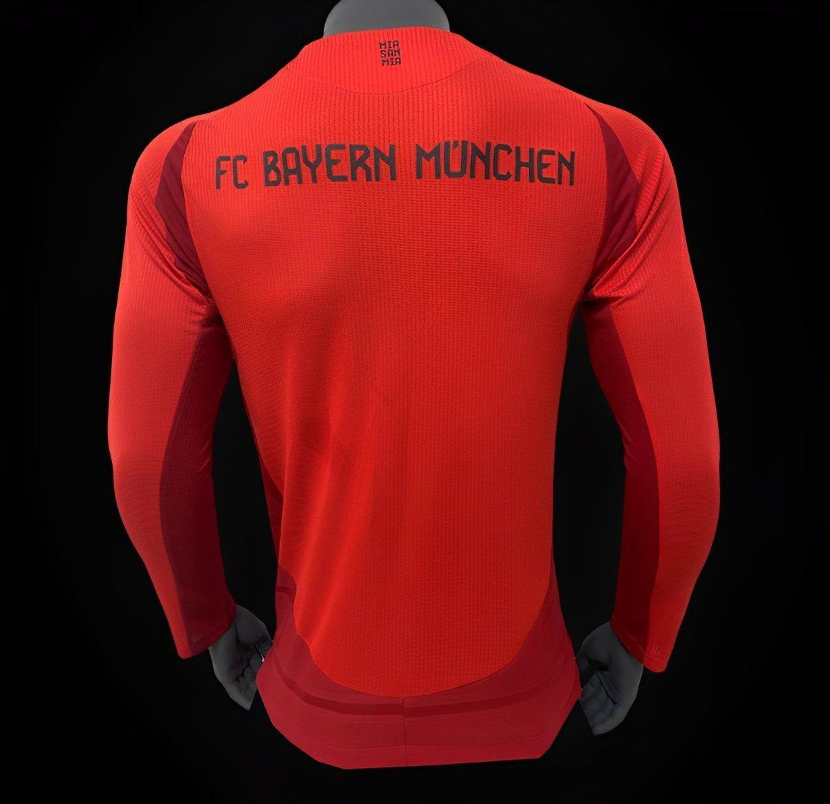 Player Version 24/25 Bayern Munich Home Long Sleeve Jerseys