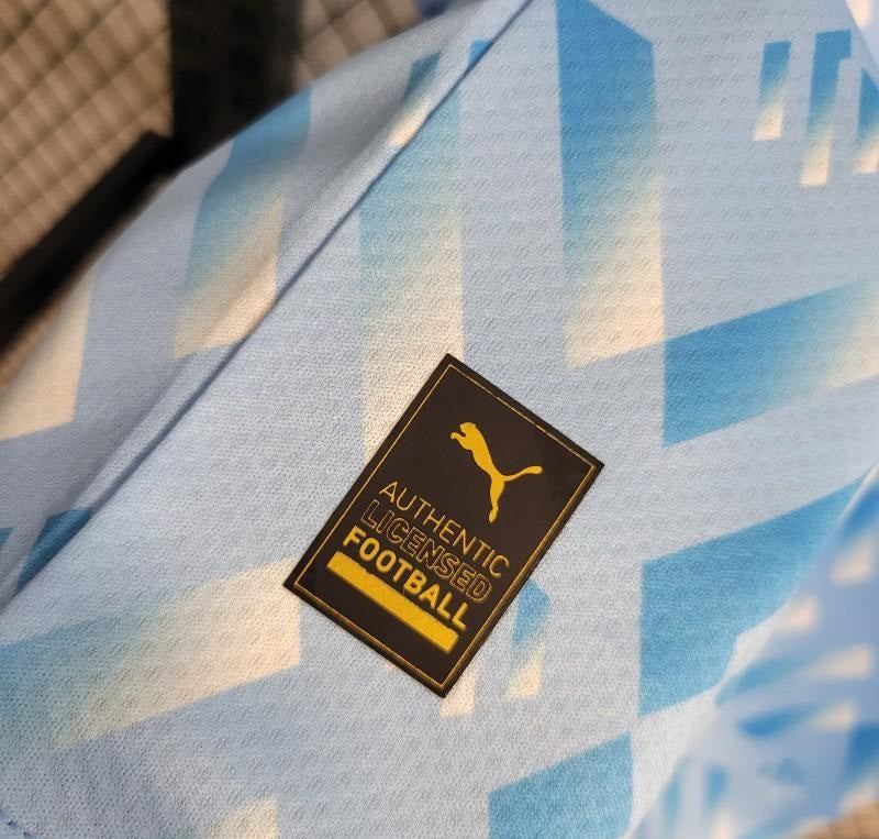 23-24 Olympique Marseille Blaues Trainings-Sonderausgabe-Trikot