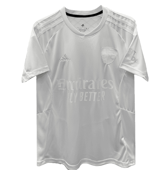 23/24 Maillot blanc de campagne No More rouge d'Arsenal