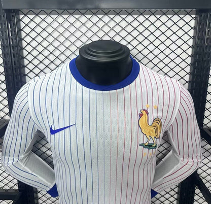 Playera Player Version 2024 France Away Long Sleeve Jersey