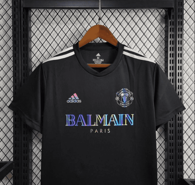 24/25 Manchester United x Balmain Black Training Jersey