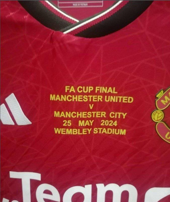 23/24 Manchester Untied Home FA CUP FINAL Jersey