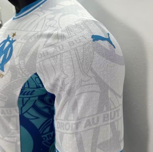 Spelerversie 24/25 Olympisch Marseille Home Jersey