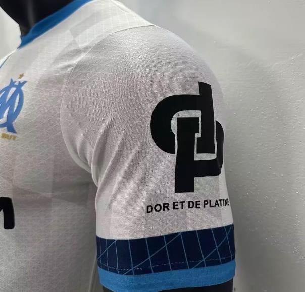 Imreoir Leagan 24/25 Foireann Oilimpeach Marseille X BDS Puma Esports White Jersey.