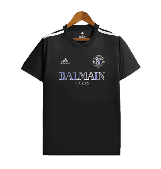 24/25 Manchester United x Balmain Black Training Jersey.