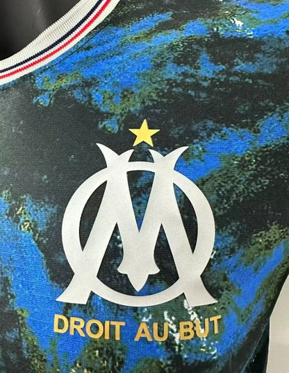 Player Version 24/25 Olympique Marseille Away Blue Jersey