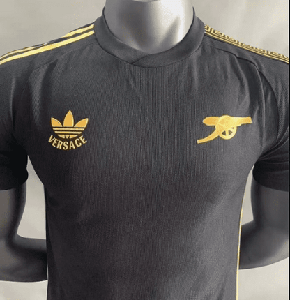 Spieler Version 24/25 Arsenal x Versace Schwarz Spezial trikot