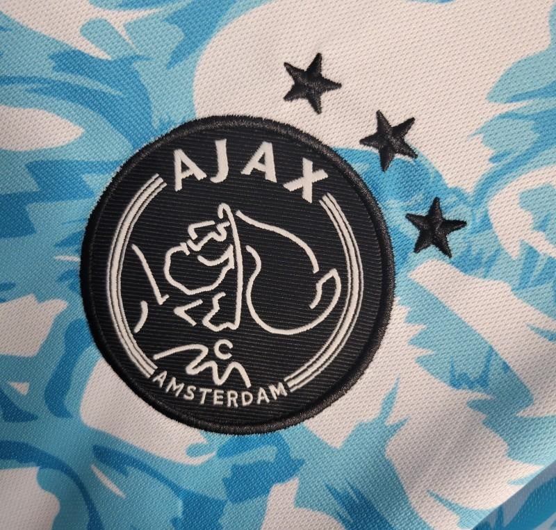 23-24 Ajax Training Blaues Trikot