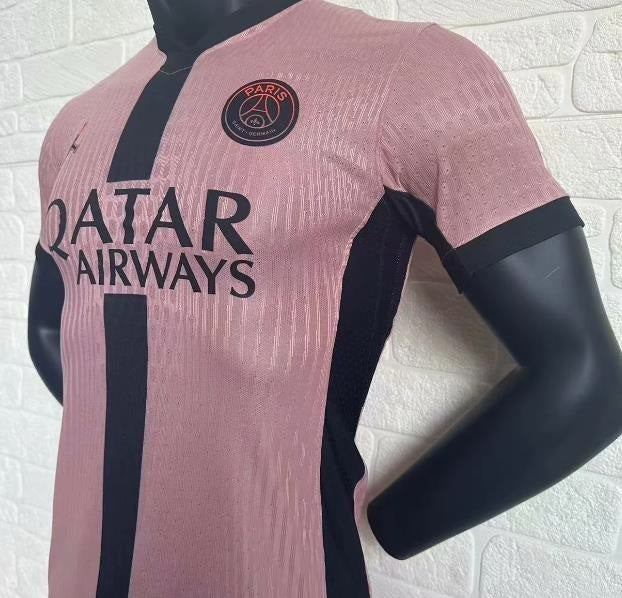 Versión del jugador 24/25 PSG Third Pink Jersey