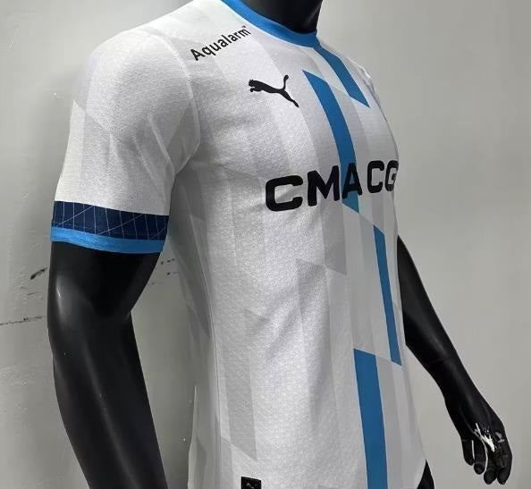 Imreoir Leagan 24/25 Foireann Oilimpeach Marseille X BDS Puma Esports White Jersey.