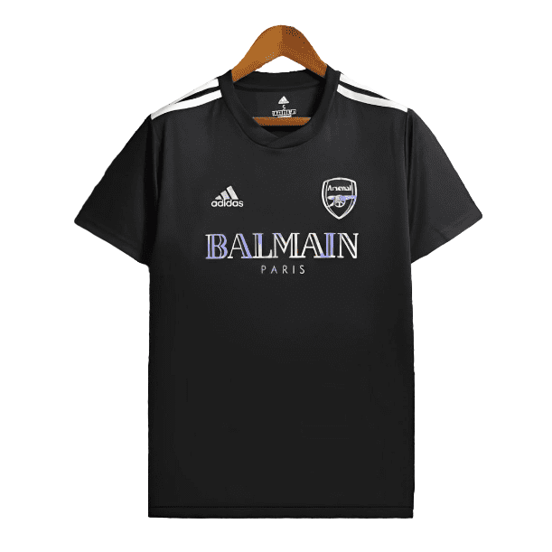 24/25 Arsenal x oiliúint Black Balmain Jersey,