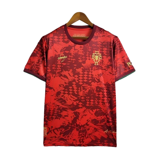 2024 Portugal Maillot Spécial Rouge Comma