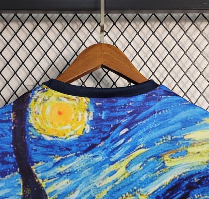 23 24 AJAX X Vincent Van Gogh Pintura al óleo Noche estrellada Camisetas