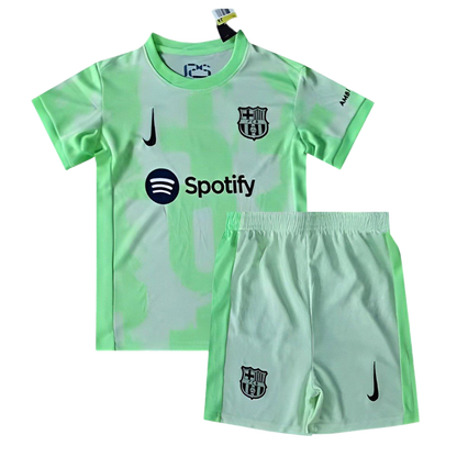 24/25 Kids Kit Barcelona Tríú Glas Jersey.