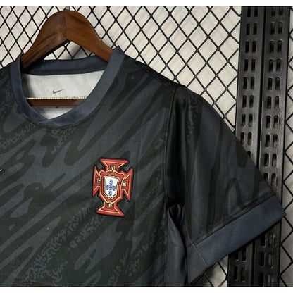 2024 Portugal Euro Black Goalkeeper Jersey