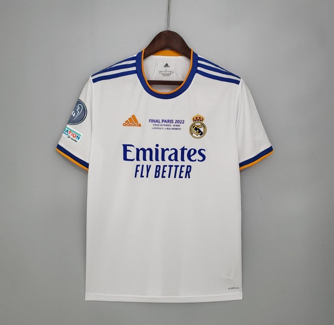 21/22 Real Madrid Final Version Home Soccer Jersey