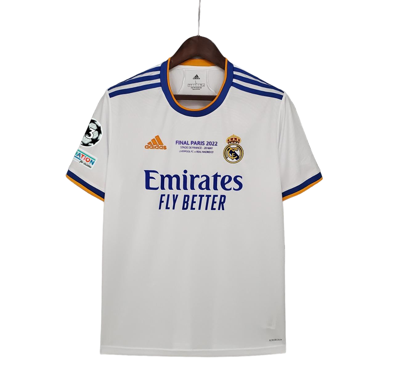 21/22 Real Madrid Final Version Home Soccer Jerusalem