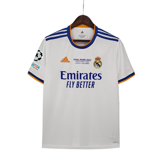 21/22 Real Madrid Final Version Home Soccer Jerusalem