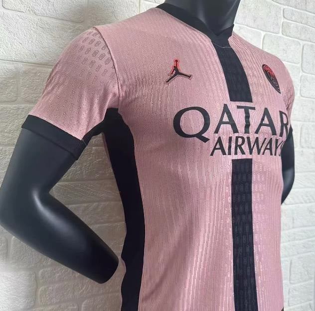 Versión del jugador 24/25 PSG Third Pink Jersey