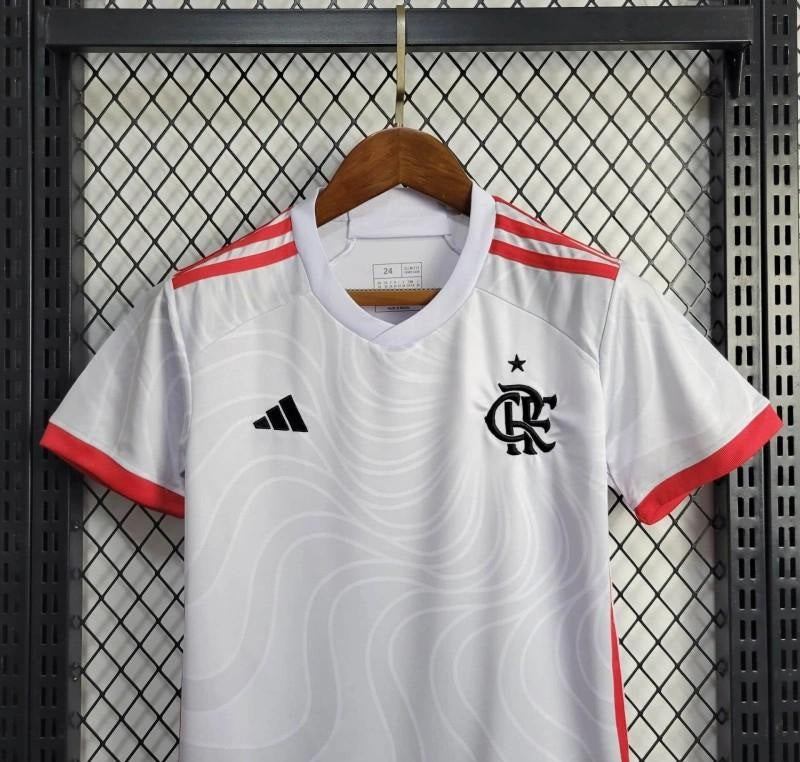 24/25 Niños Kit Flamengo Away Jersey