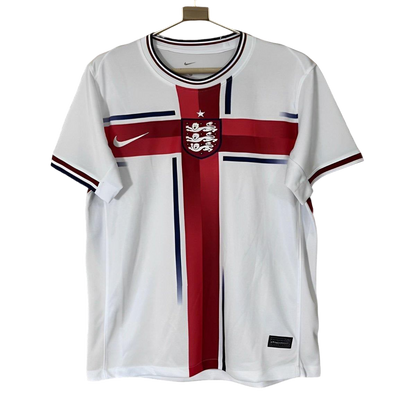 Idea de diseño de camiseta de concepto de casa de Nike Inglaterra 2024 inspirada en la bandera