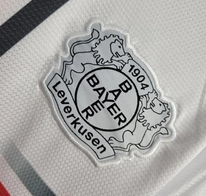 24/25 Bayer 04 Leverkusen Auswärts Weißes Trikot Leverkusen